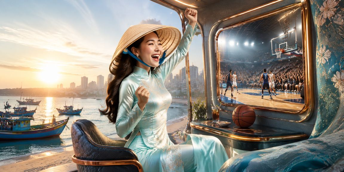 Người chơi Việt Nam thao tác đặt cược trực tuyến trên thiết bị di động tại nhà
